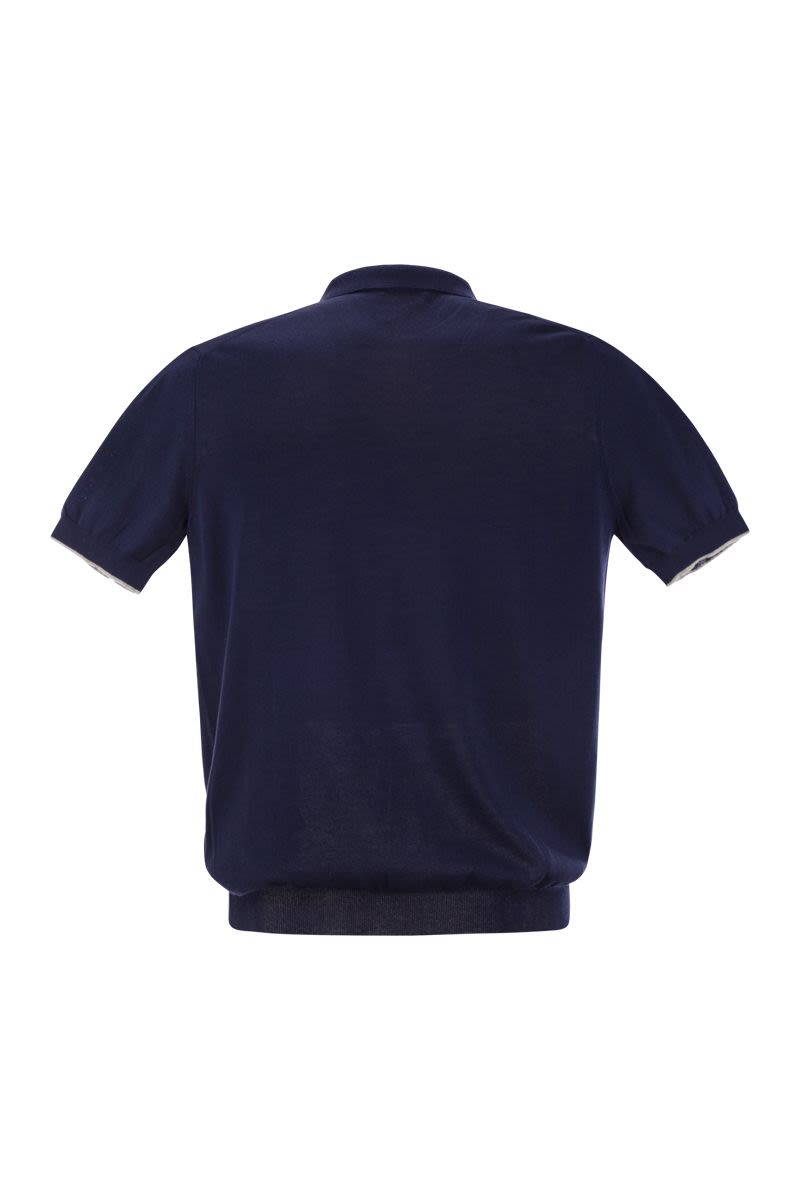 Fay Logo-embroidered Short-sleeved Polo Shirt