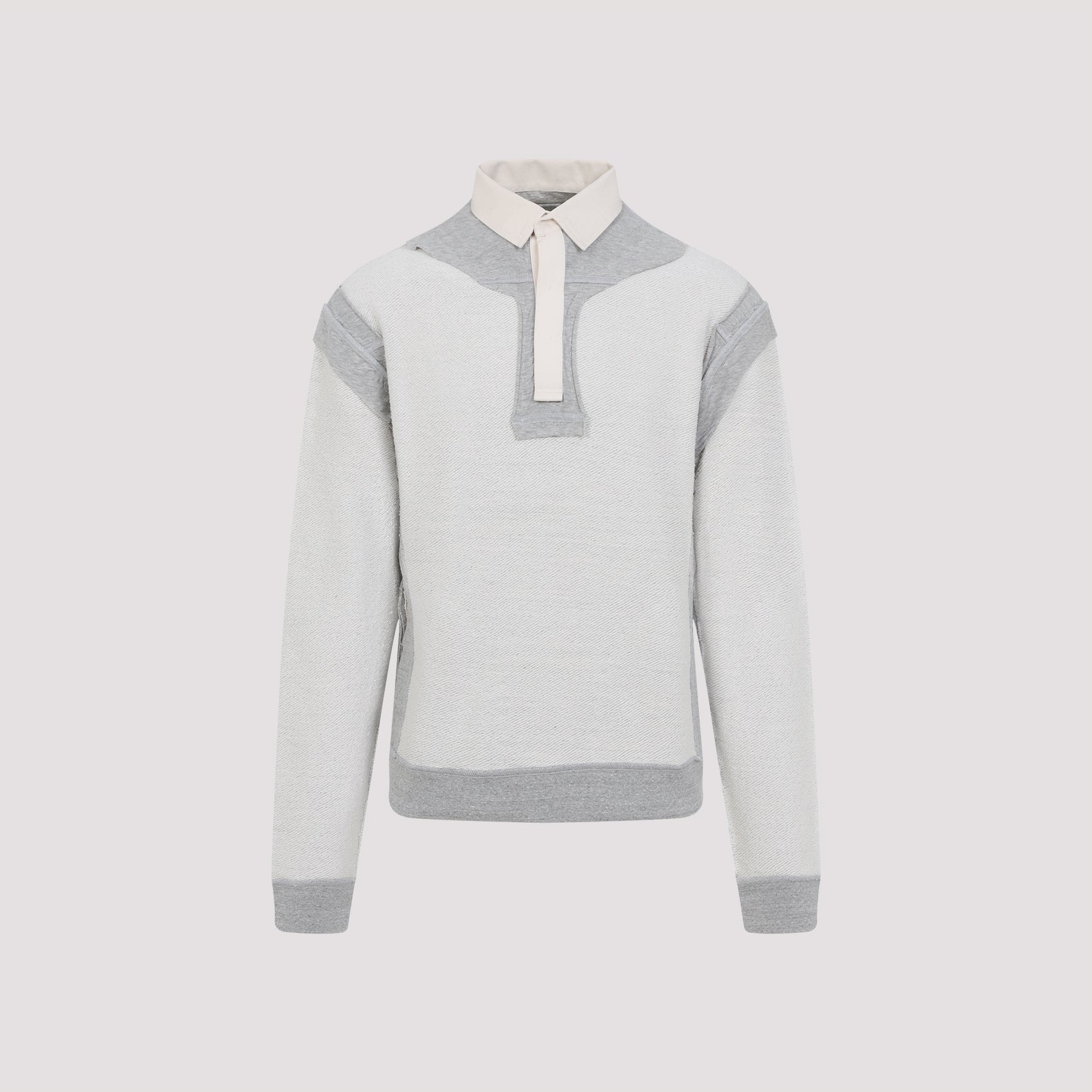 Maison Margiela Cotton Hoodie With Pointed Collar And Side Pockets