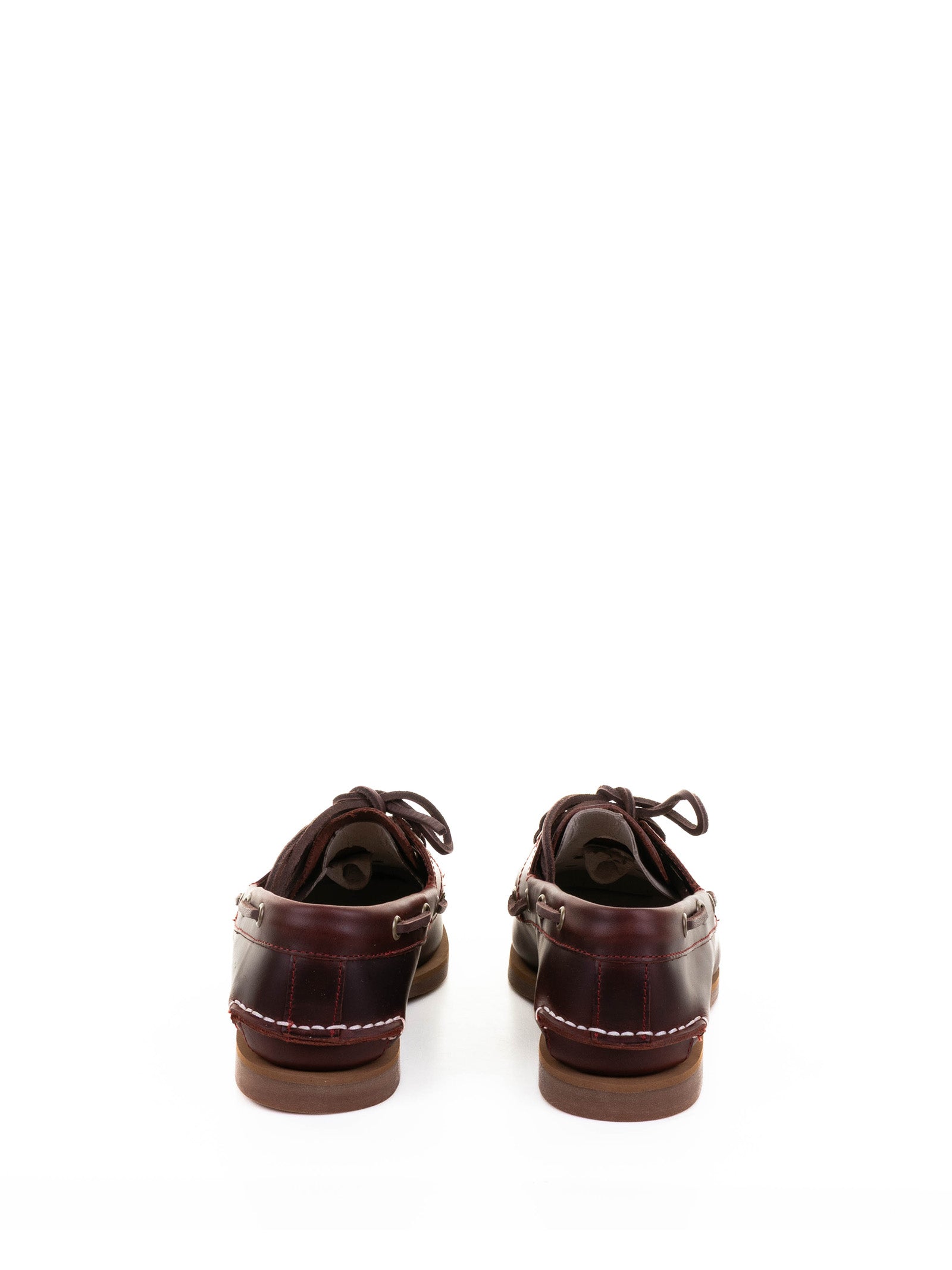 Timberland Burgundy Leather Boat Moccasin