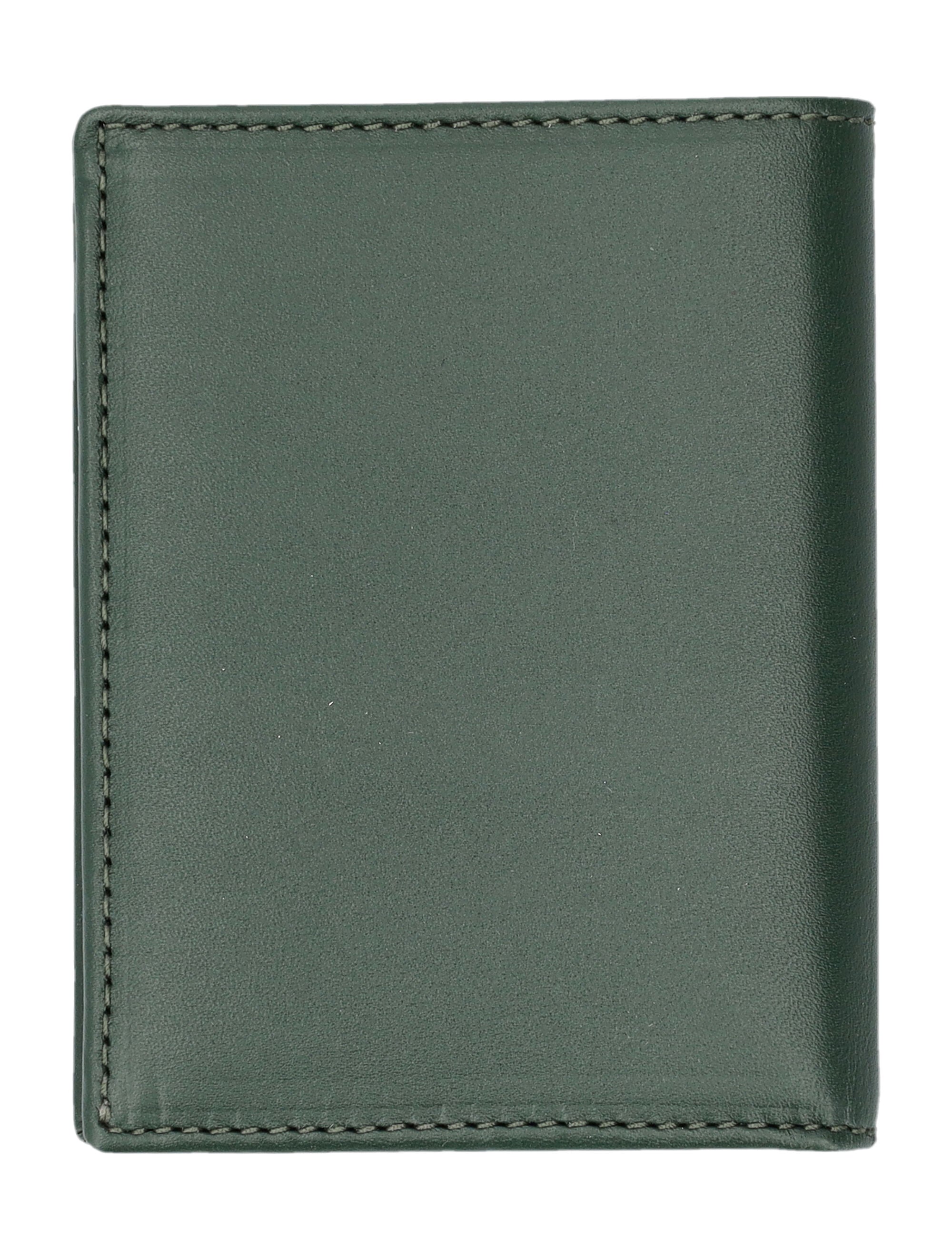 Comme Des Garçons Wallet Classic Cardholder In Green