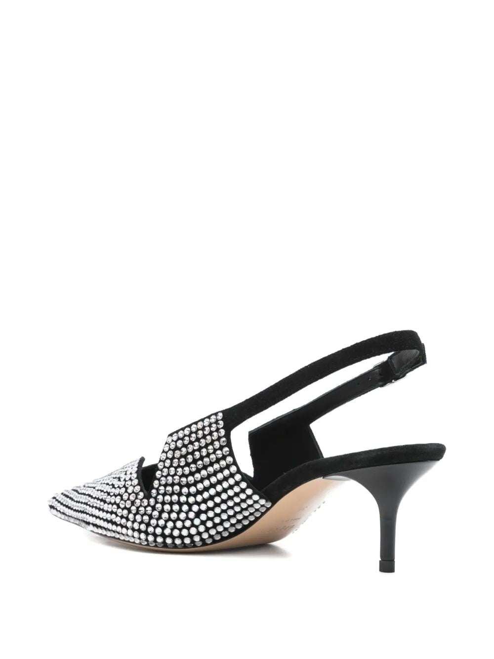 Coperni Crystal Embellished Star Cut Out Low Stiletto