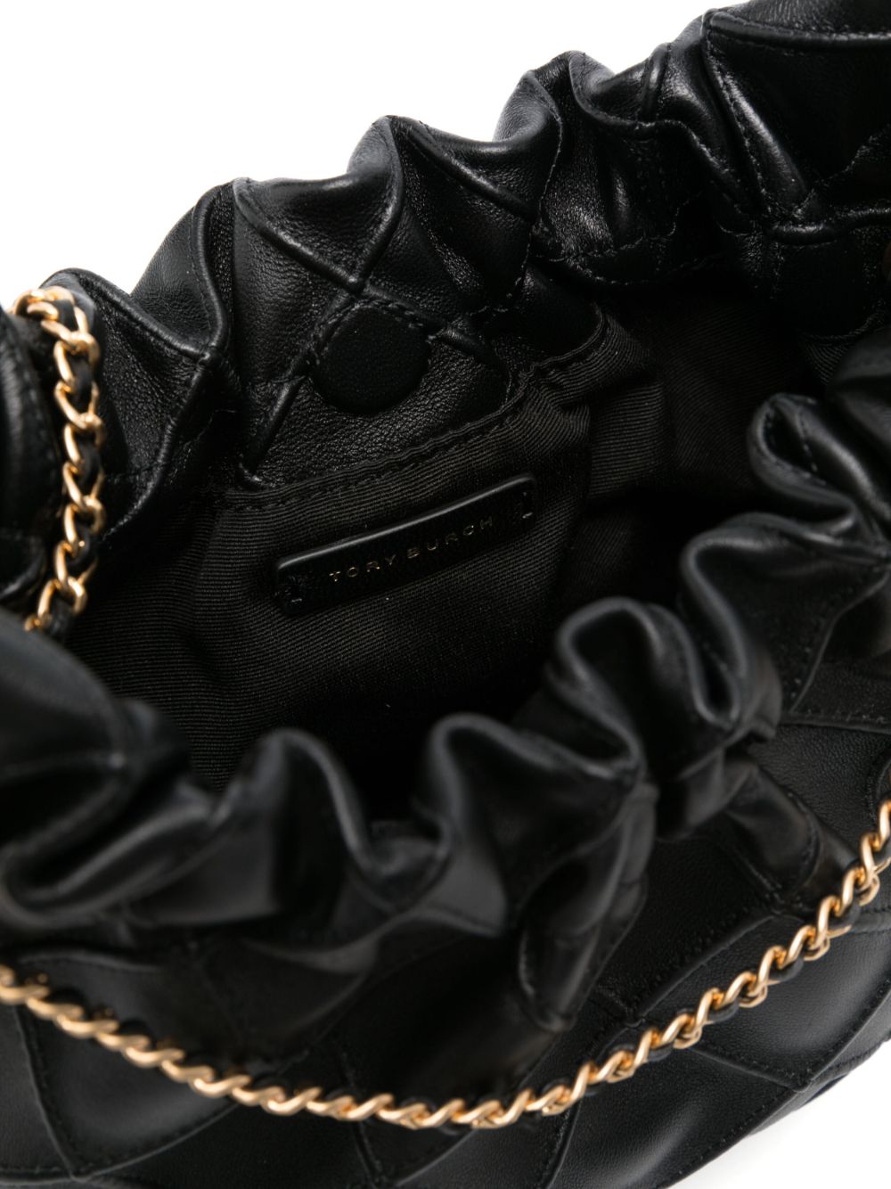 Tory Burch Fleming Mini Leather Hobo Bag