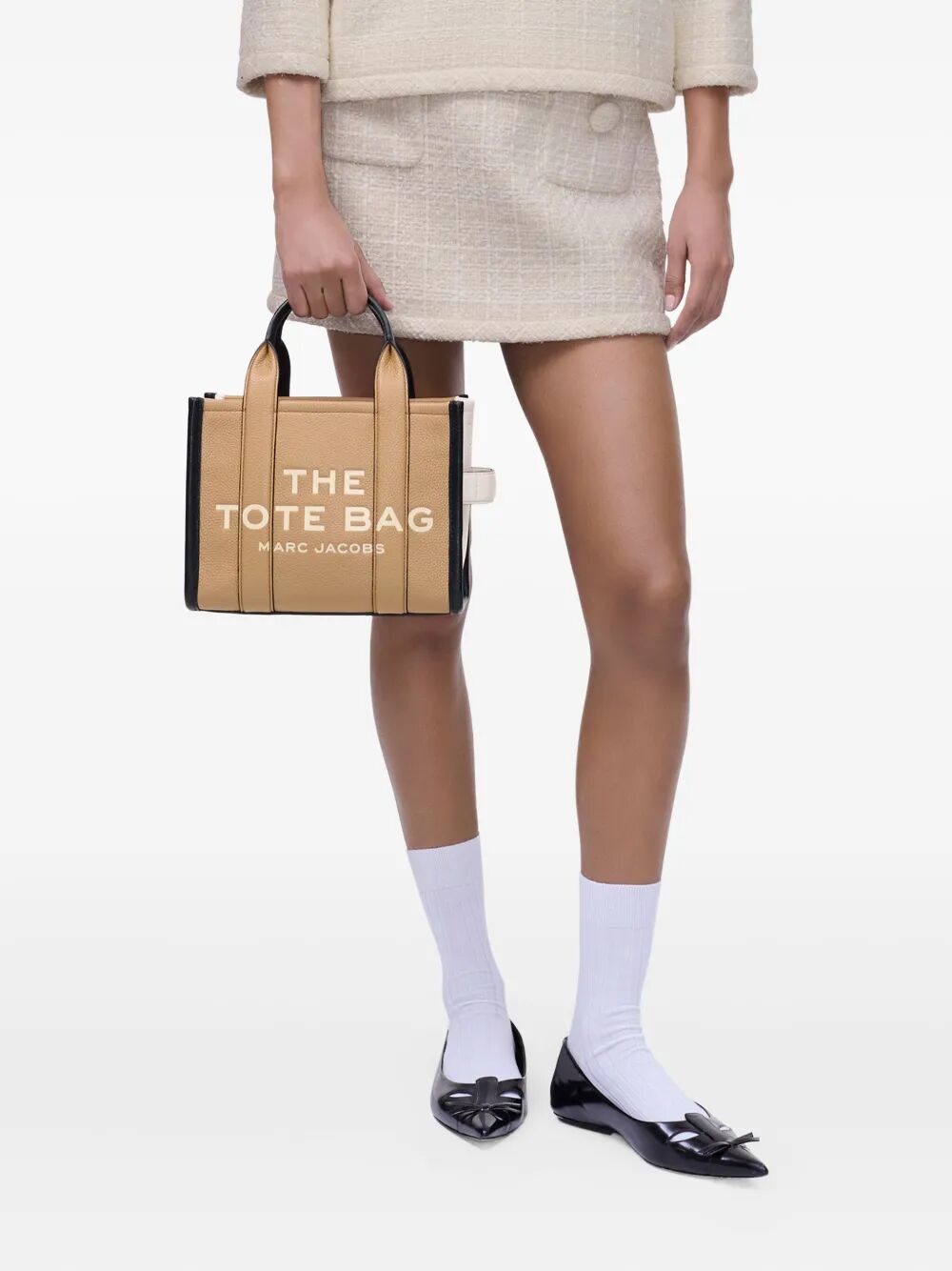 Marc Jacobs Beige The Color Block Small Tote