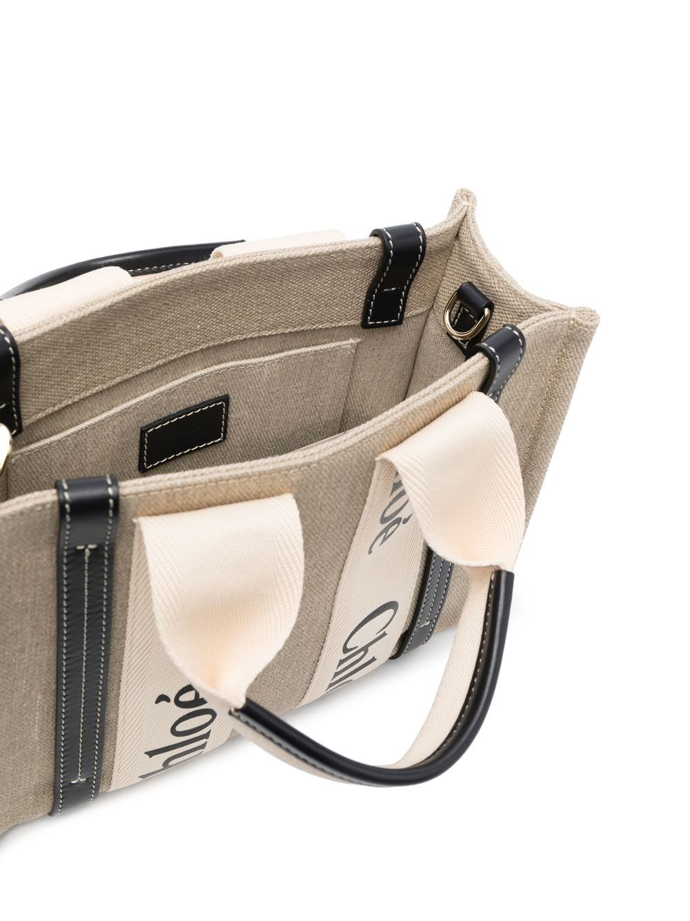 Chloé Woody Small Canvas Tote