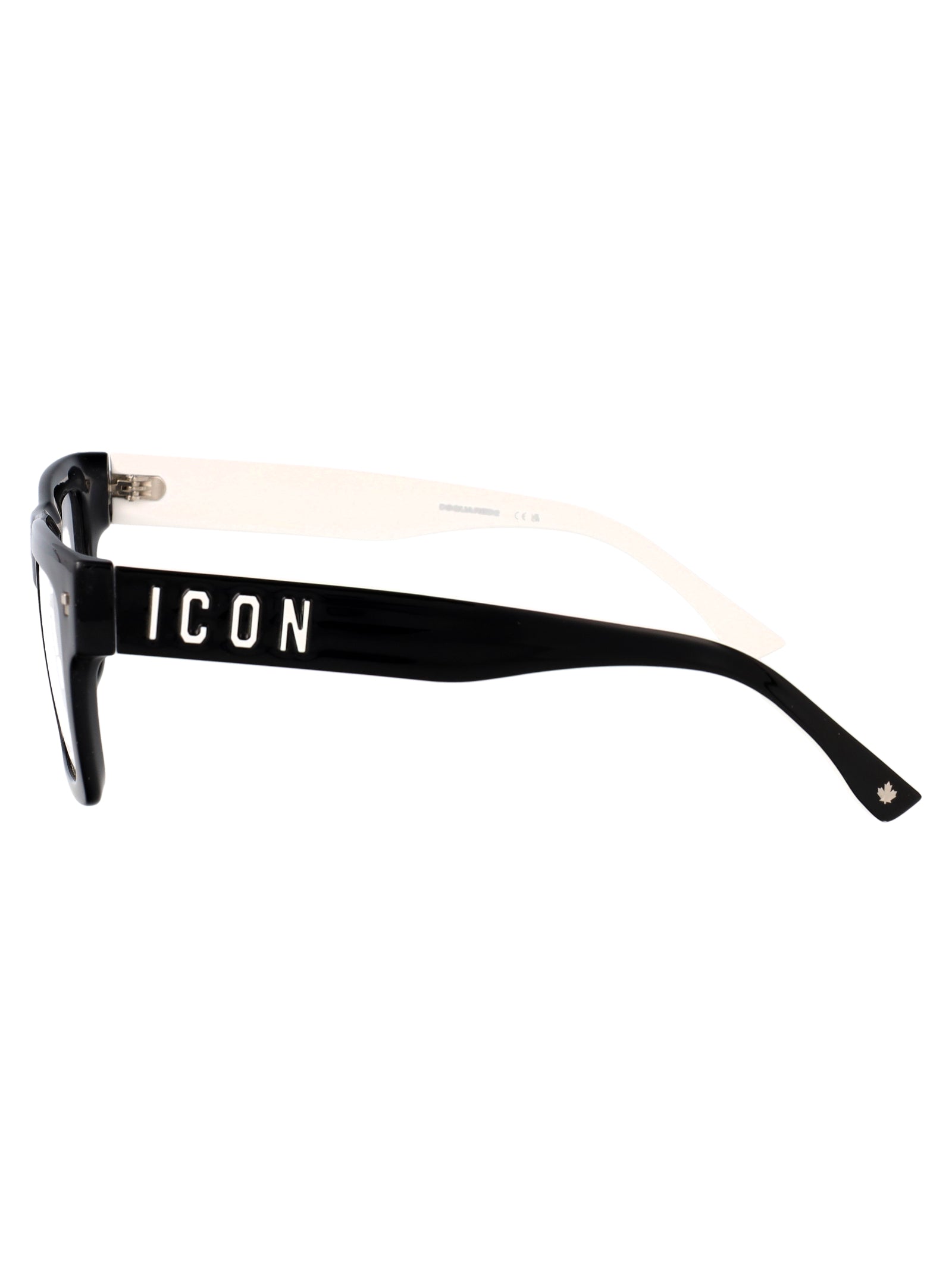 Dsquared2 Icon Square-frame Glasses In Black