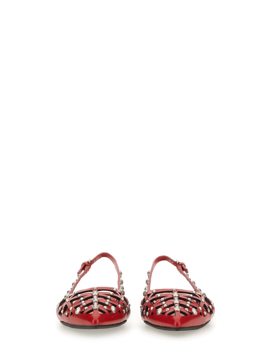 Prada Logoed Sneakers In Pink