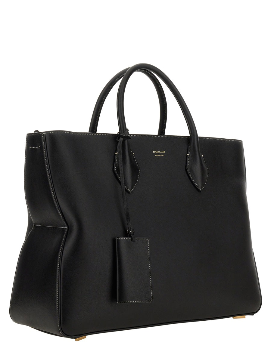 Ferragamo Star-shaped Tote Bag Large