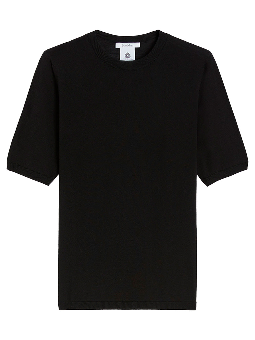 Max Mara Short-sleeved Basic Wool Sweater