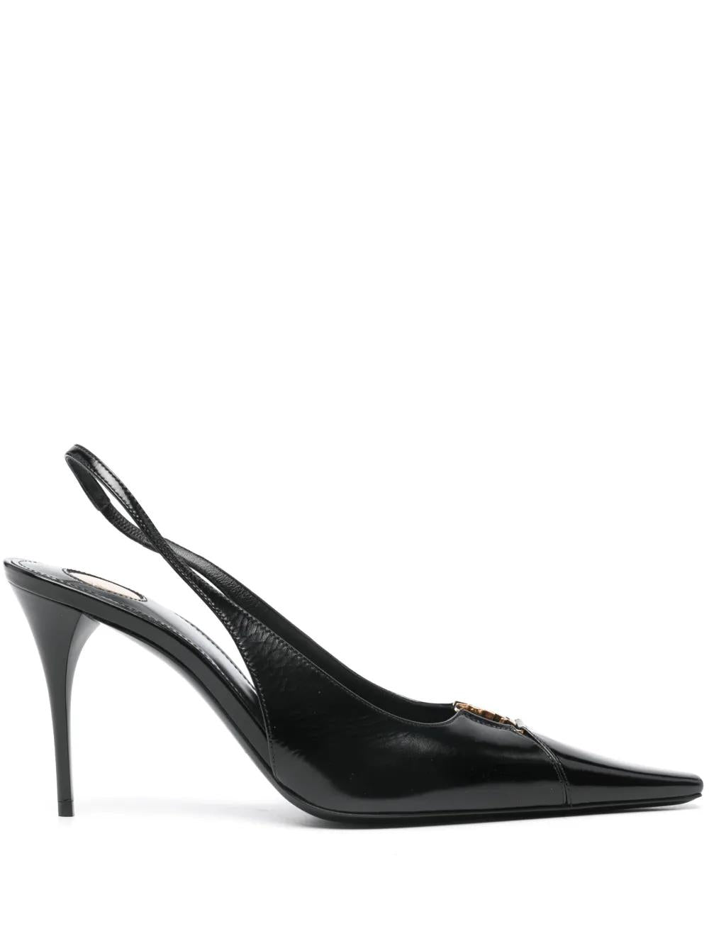 Saint Laurent Babylone Breteuil Slingback Pumps