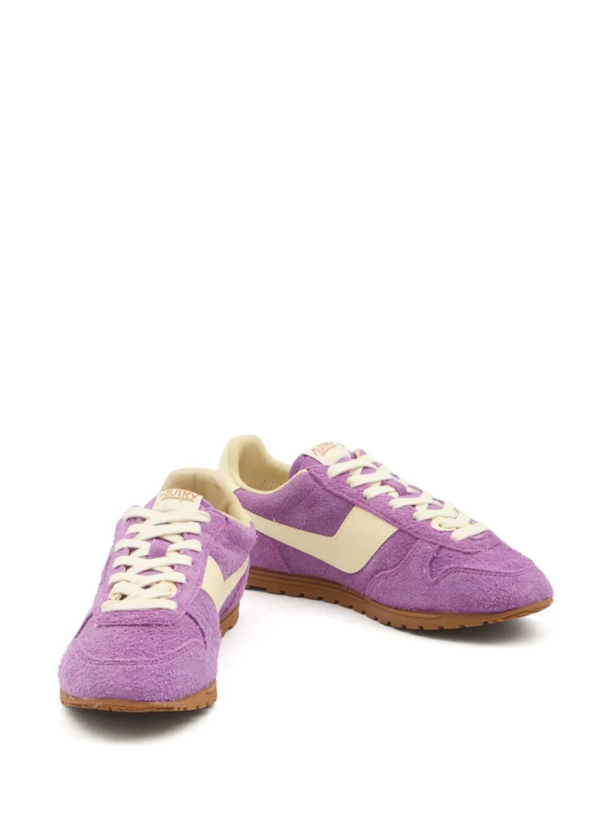 Autry "windspin Low" Woman Suede Leather Sneakers