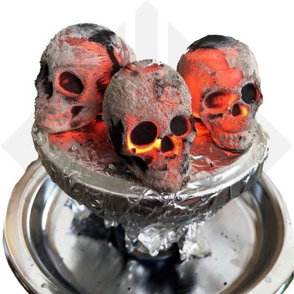 シーシャ 炭・チャコール｜SKULL CHARCOAL【ドクロ炭】 – NEWEMO SHISHA