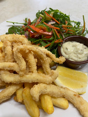 Poyntons Boulevard Cafe Calamari Salad