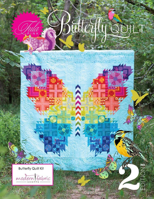 Bộ đồ may Tula Pink Butterfly Quilt Kit with Background Options sẽ giúp bạn có thể tự tay làm chiếc chăn đầy màu sắc và sáng tạo. Các thành phần bao gồm một bộ vải và một bộ hình nền tùy chọn, giúp sản phẩm của bạn trở nên đặc biệt hơn bao giờ hết.