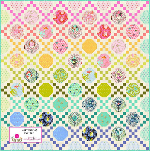 PRE ORDER - Tumbling Cosmos Block Quilt by Tula Pink : Fabric Kit – Sarah's  Fabrics