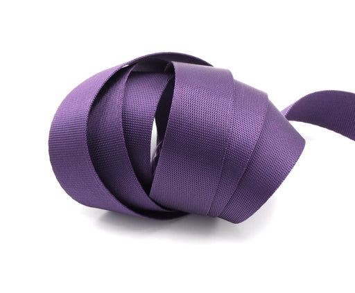 Grape 1 inch (25mm) width Nylon Webbing- Strapping by the yard - Modern  Fabric Shoppe