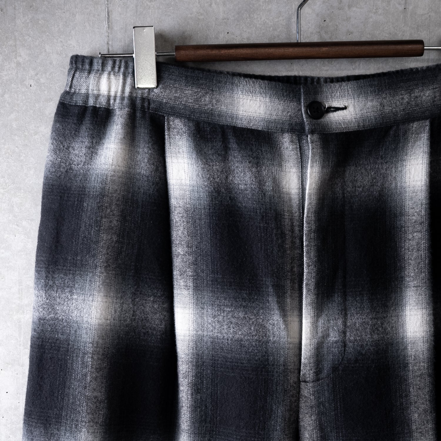 後払い手数料無料】 kinema ombre check pajamas pants M