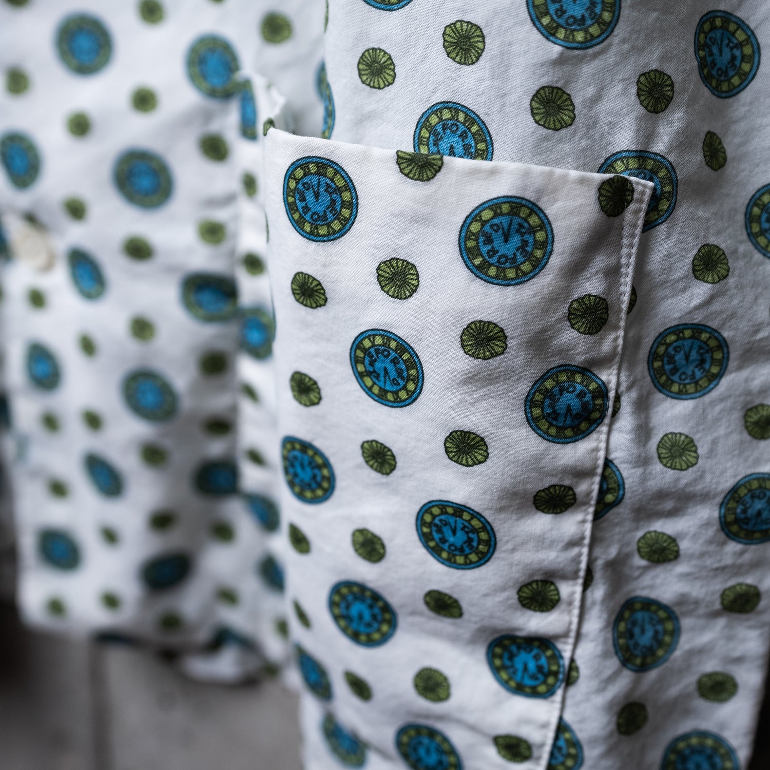 人気 Kinema small pattern pajamas shirt 小紋柄 - 通販 - www