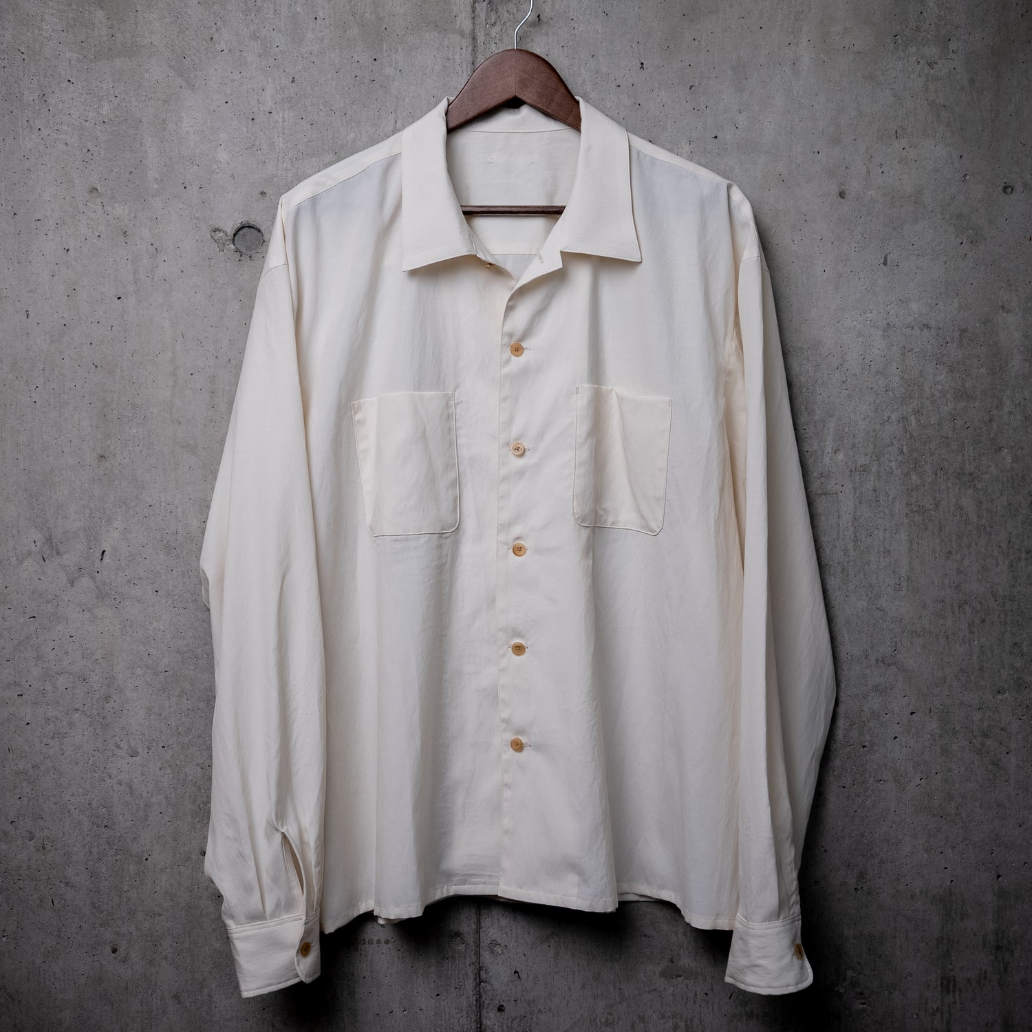 kinema oversized rayon pajamas shirt