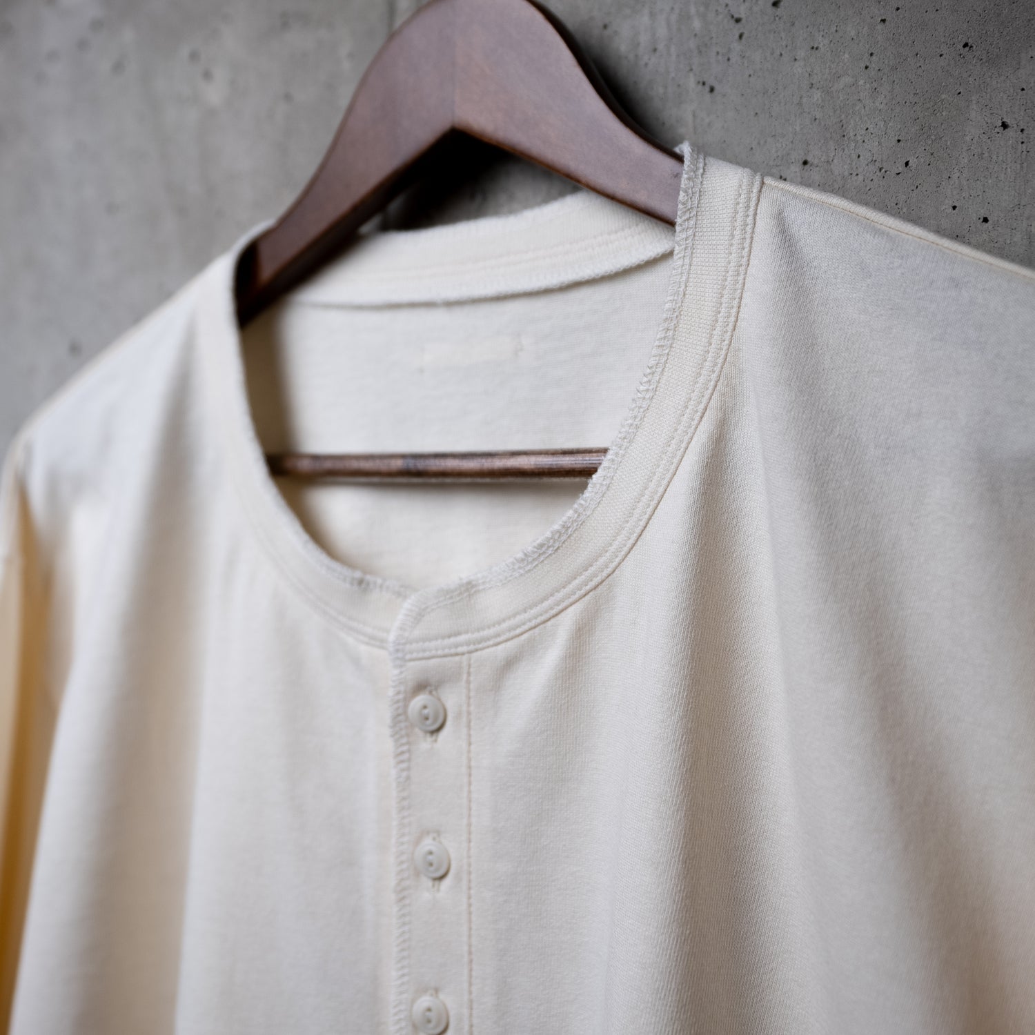 kinema waffle henley neck ナチュラル S - minik.hr