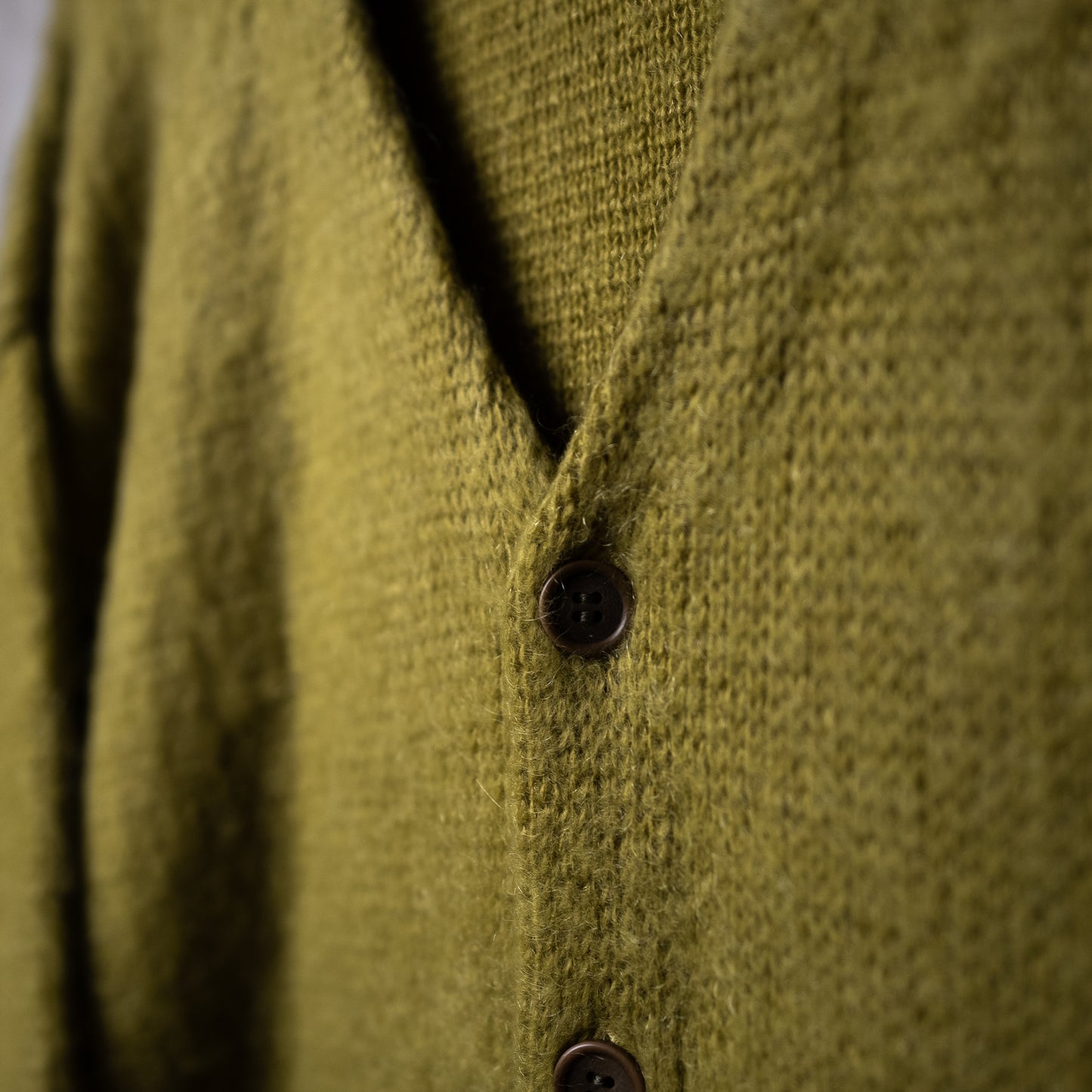 kinema キネマ elbow patch room cardigan - トップス