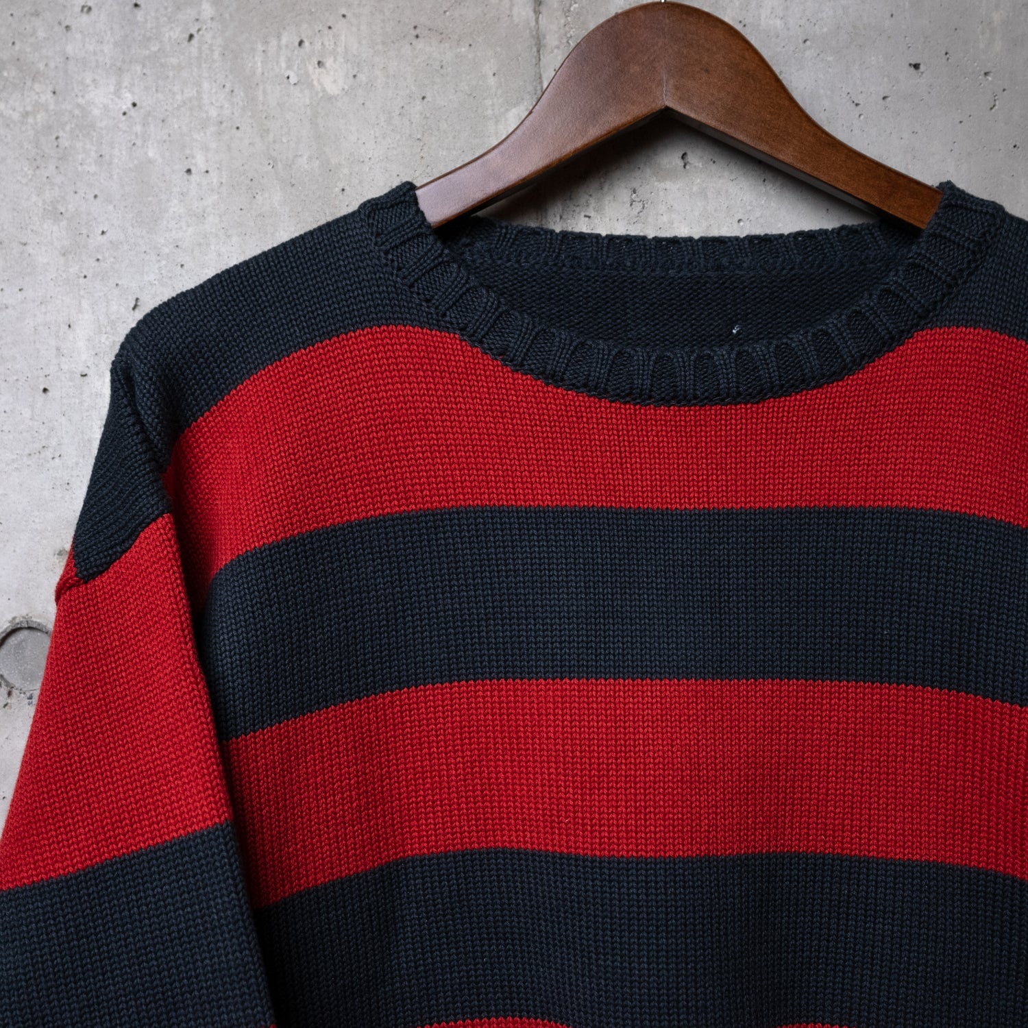 kinema border knit - ニット