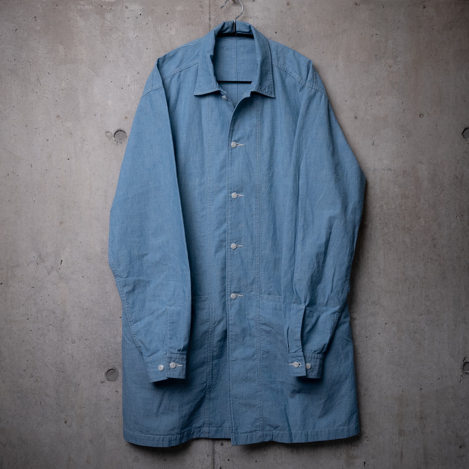 kinema chambray long shirt シャンブレー キネマ-