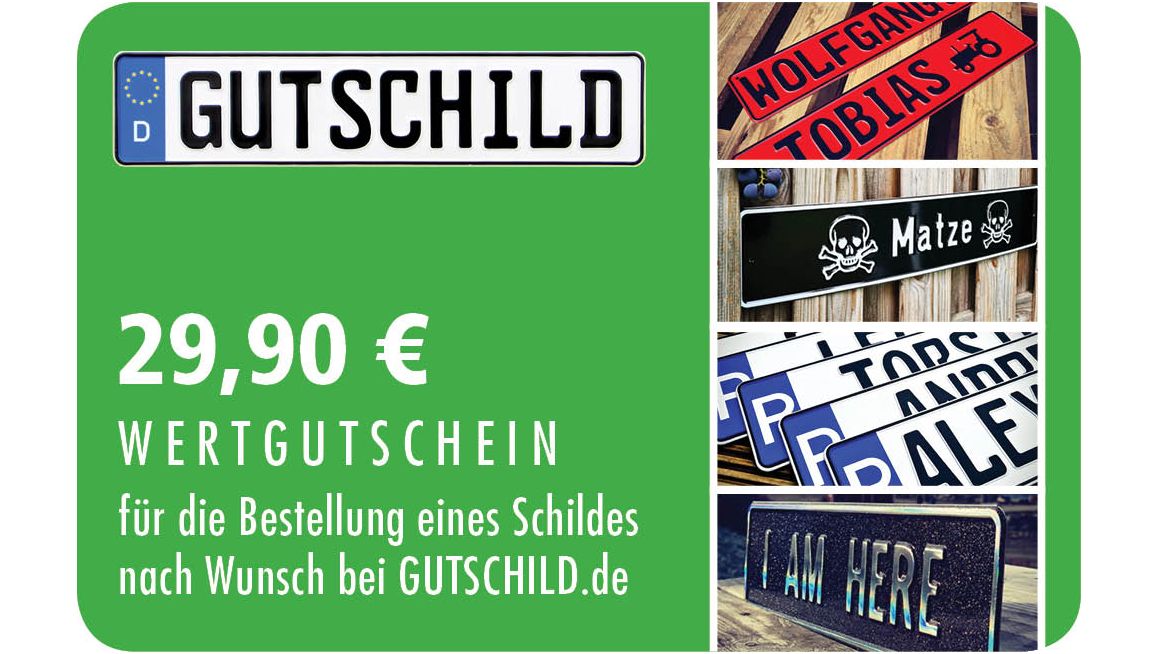 GUTSCHILD.de Gutschein 29,90 Euro