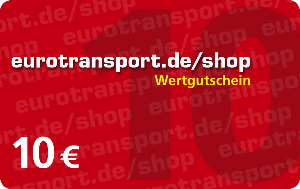Geschenk-/Wertgutschein eurotransport.de/shop 10,- €
