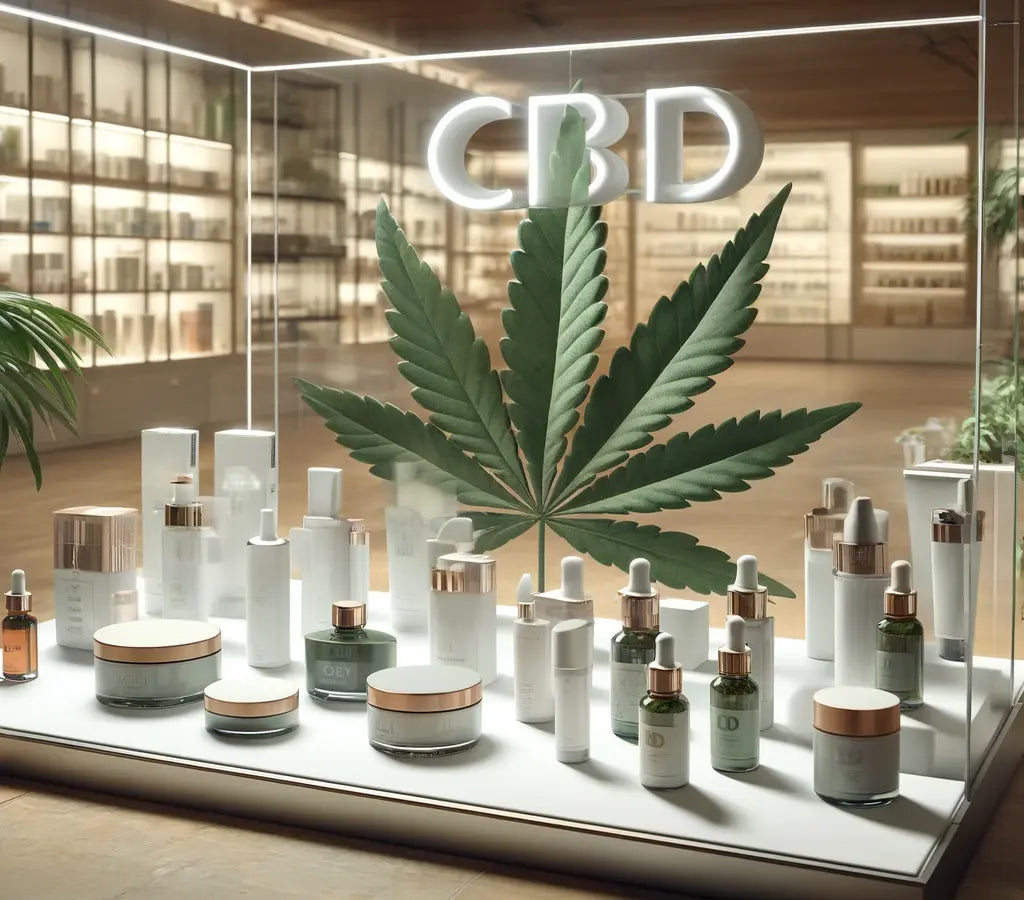 produits cosmétiques au CBD