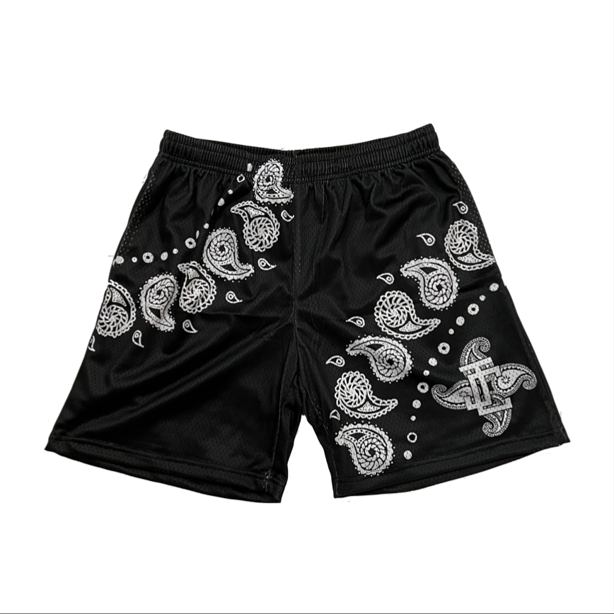 WIND AND SEA WDS PAISLEY-PATTERN SHORTS - ショートパンツ