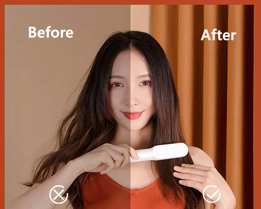 a Hair Straightener Comb Can Help Struggle with Frizzy Hair