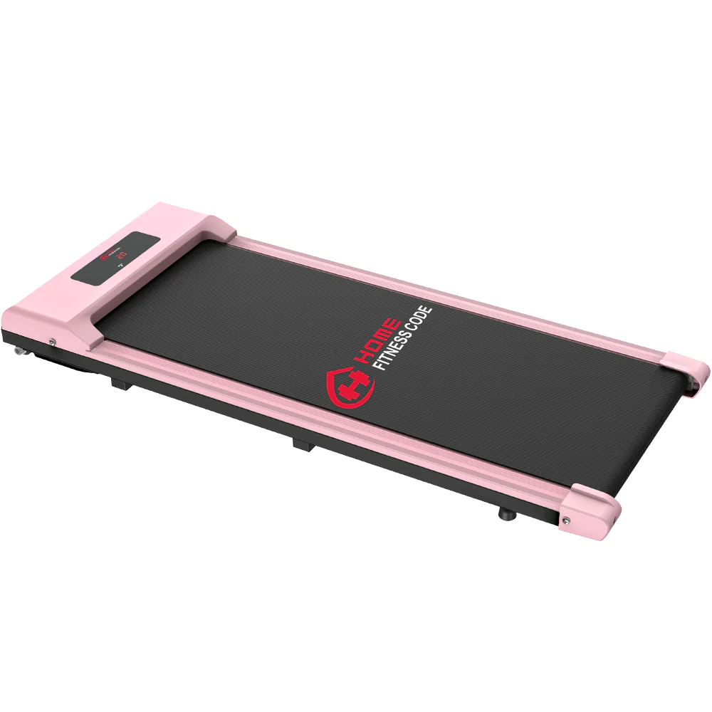 Image of Motorised Treadmill Indoor Walking Pad Running Machine Multi-Speed 1-10KM/H, Pink