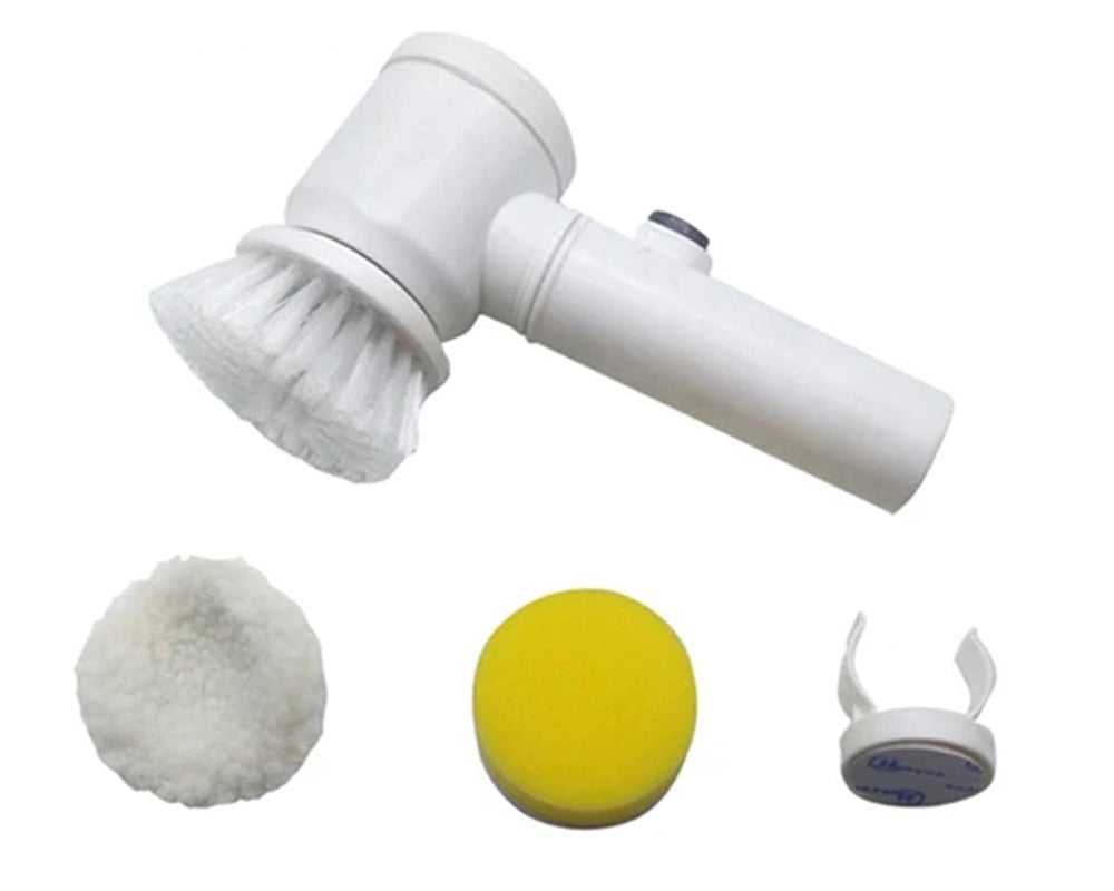 The Bathtub Cleaning Brush with Various Attachments