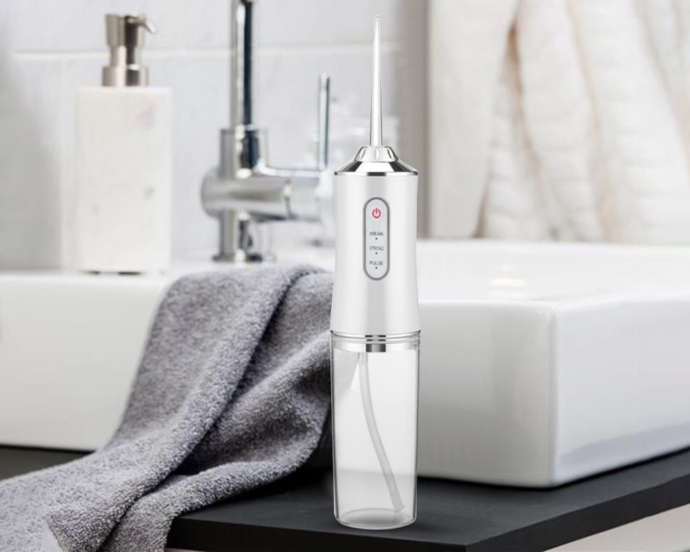 the Water Jet Flosser is a Handheld Device