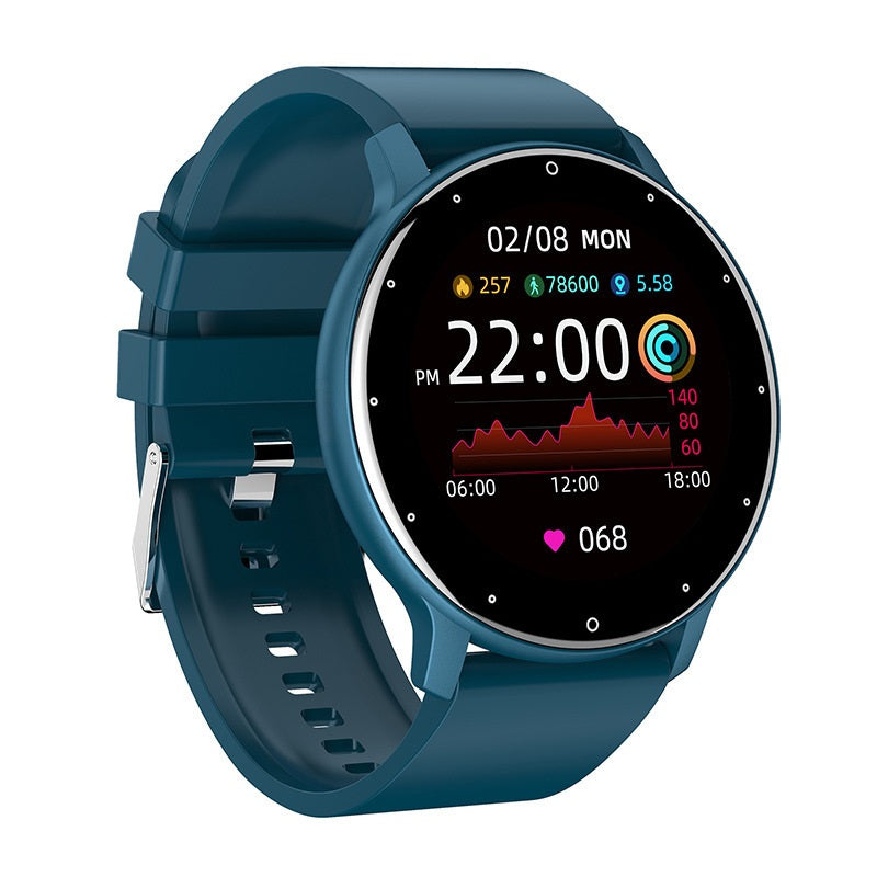 Armada Deals UK ArmadaDeals ZL02 Smart Bracelet Heart Rate Bluetooth Touch Screen Smart Watch, Blue