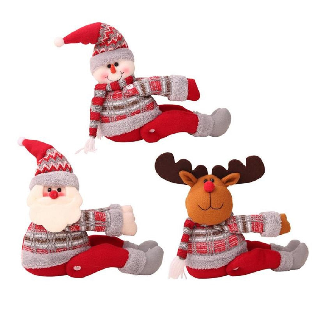 Image of Christmas Santa Snowman Curtain Holdback Tieback Buckle Holder Decor Xmas, Elk