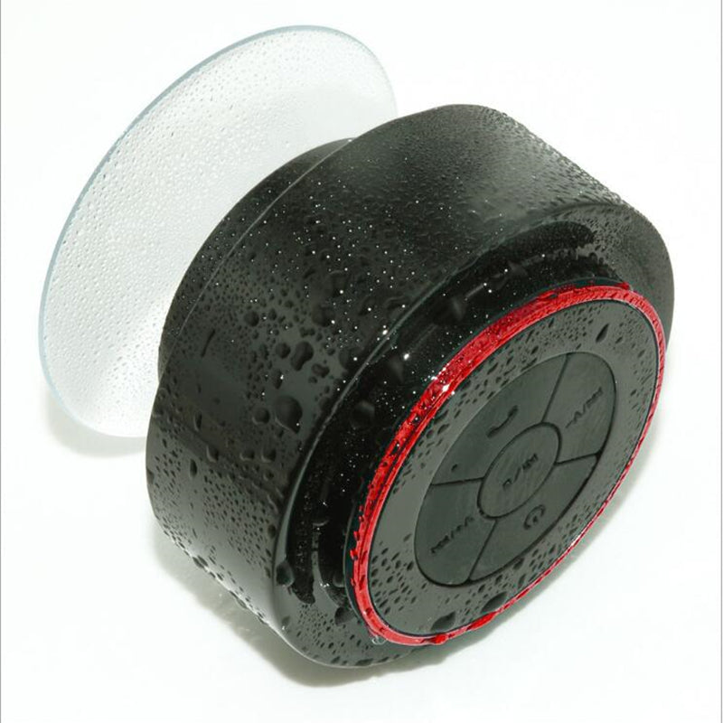 Image of IP67 Waterproof Bluetooth Speaker Mini Portable Bathroom Wireless Speaker, Red