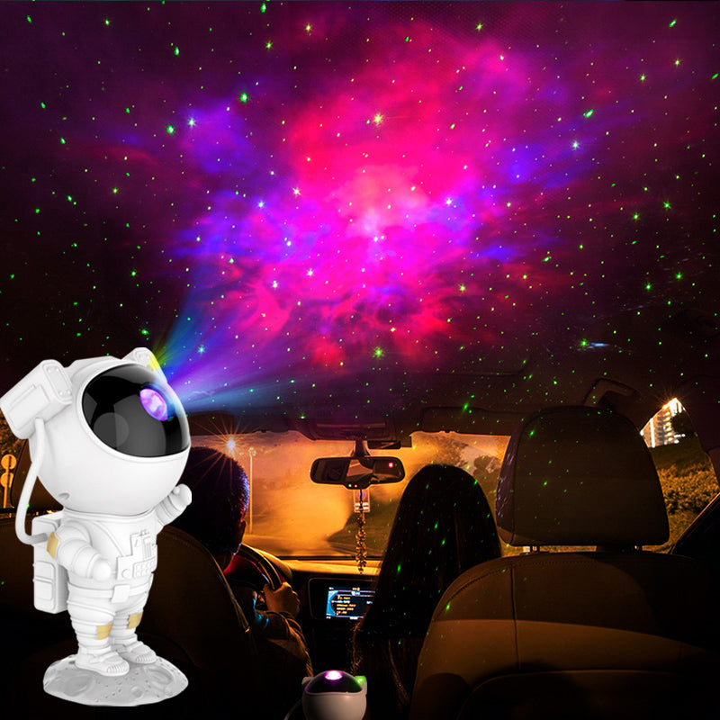 Image of Creative Astronaut Starry Sky Projector Lamp Bedroom Bedside Lamps