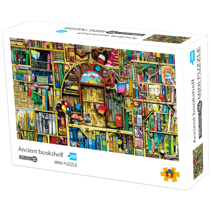 Image of 1000Pcs Jigsaw Puzzles 42x30cm Famous Painting Paper Puzzle Set Toy, Style 7