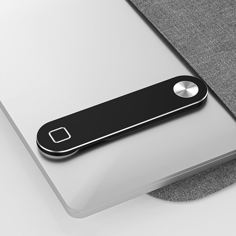 Image of Laptop Holder Notebook Expansion Bracket Side Holder Magnetic Mobile Phone Stand, Black