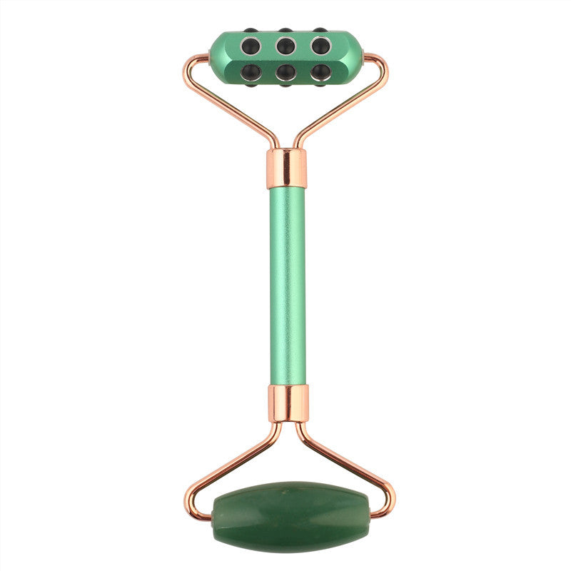 Image of Germanium Beauty Bar Jade Face Lift Massage Roller, Green