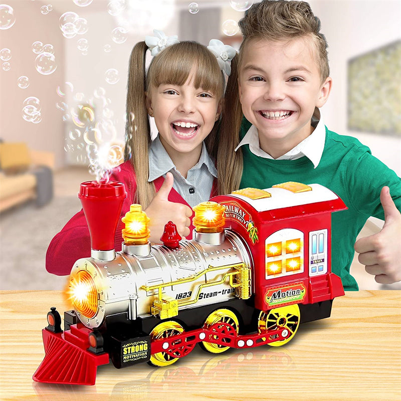 Image of Bump-N-Go Bubble Train Machine with Lights Music Fun Toy