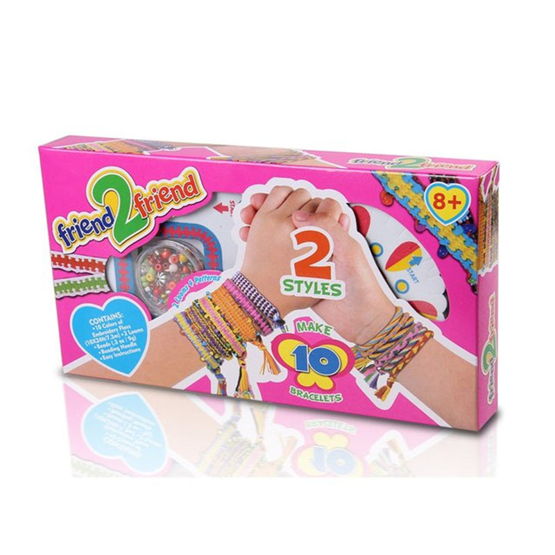 Image of Bracelet String Beads Jewelry Making Set DIY Handmade Education Toy for Girls, A