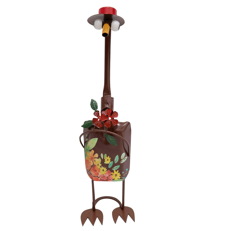 Image of Garden Duck Art Shovel Painting Statue Craft Iron Garden Decoration, A