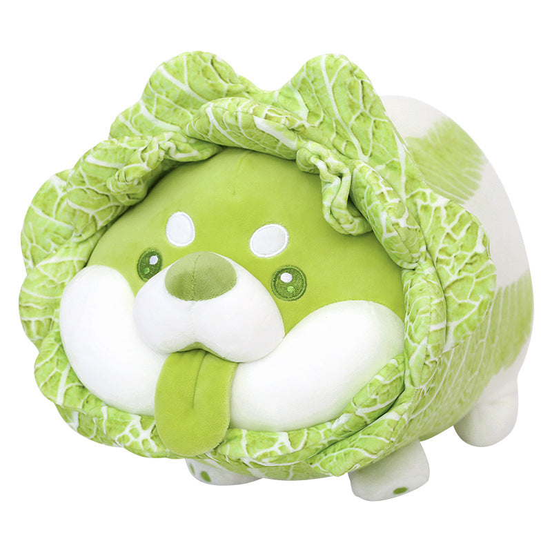 Image of Veggie Genie Veggie Dog Doll Puppy Plush Toy Cute Puppy Cuddler, A