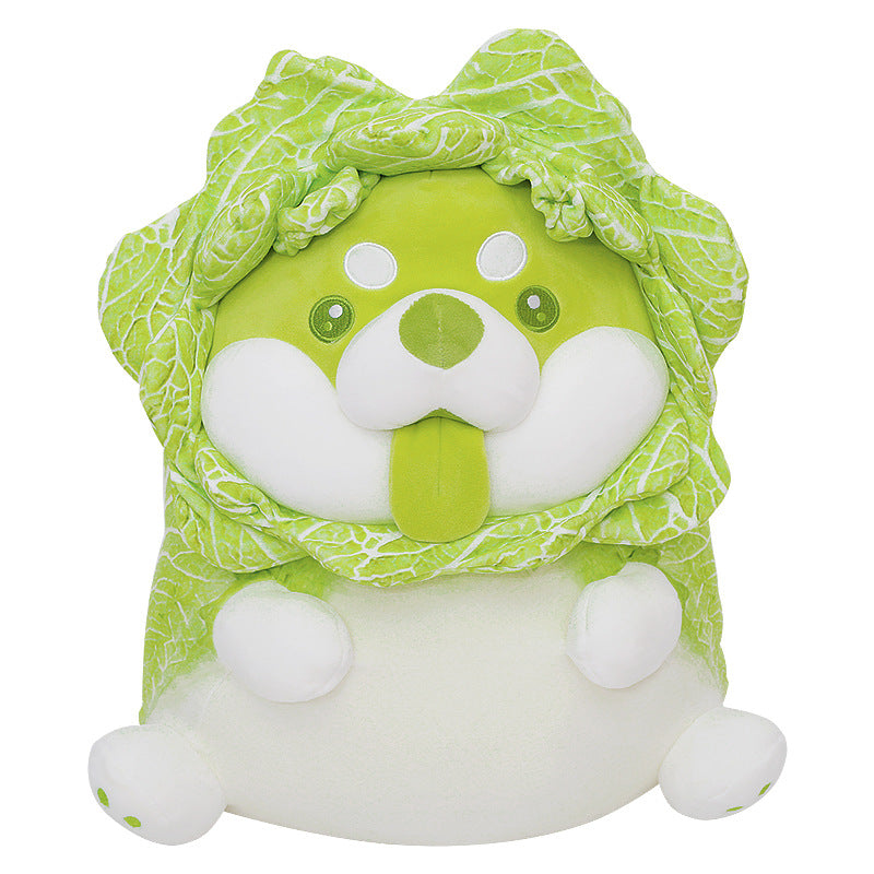 Image of Veggie Genie Veggie Dog Doll Puppy Plush Toy Cute Puppy Cuddler, B