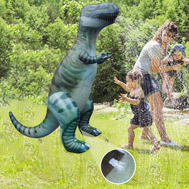 Image of Outdoor Large Inflatable Dinosaur Water Sprinkler Toys for Kids