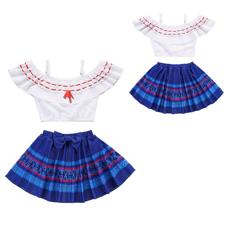 Image of Girls 2PCS Cute Cosplay Princess Bikini Swimsuit Set, JP95 / 110CM