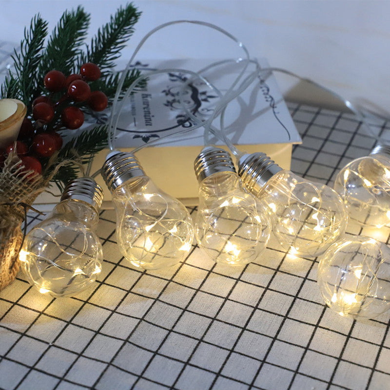 Image of 10/20 Lights Solar String Light for Indoor Outdoor Holiday Decoration, 5M / Warm White