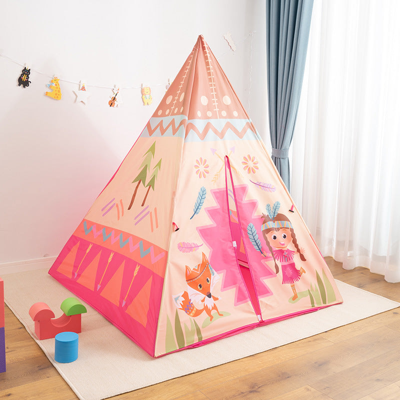Image of Folding Kids Princess Castle Decor Tent Play House for Children, Style 1